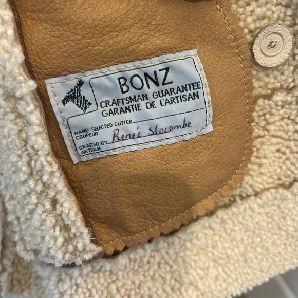 Genuine New Zealand Baby lamb Cozy Tan Suede Teddy Jacket for Women - Picture 3 of 7